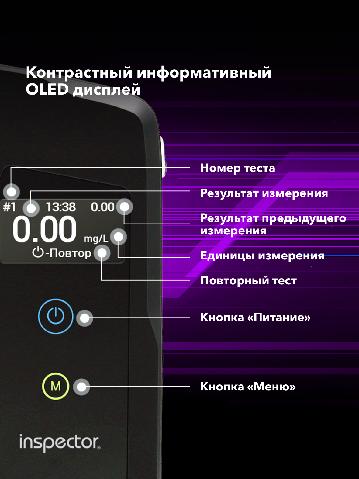 Алкотестер Inspector AT950