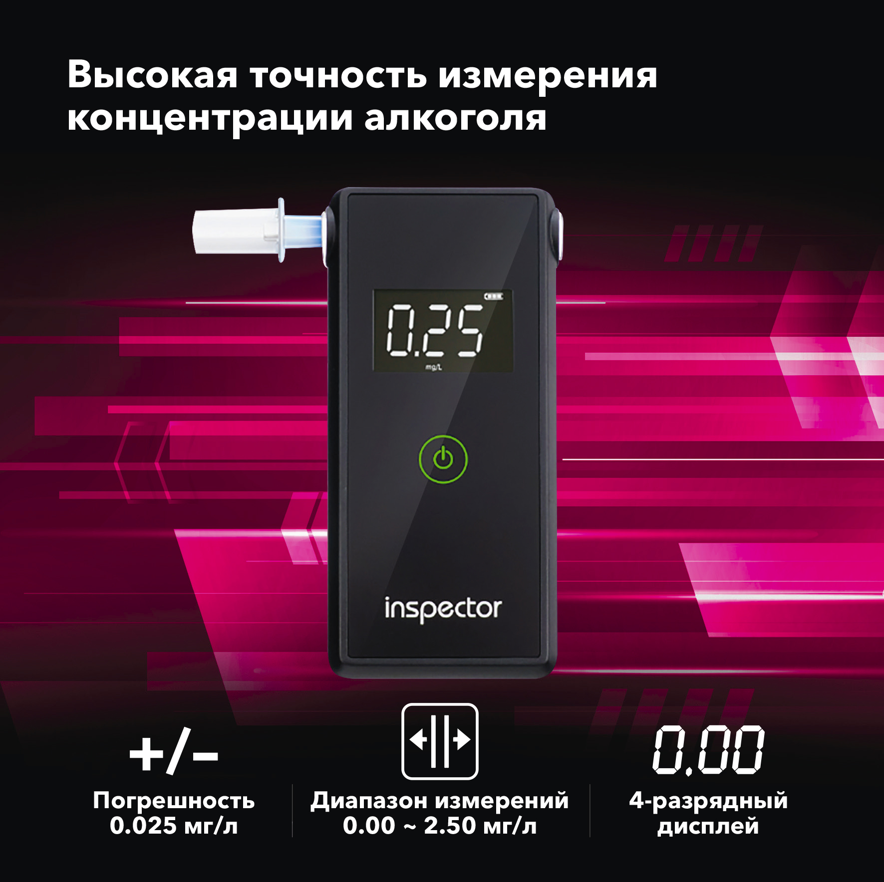 Алкотестер Inspector AT650 Алкотестер Inspector AT650