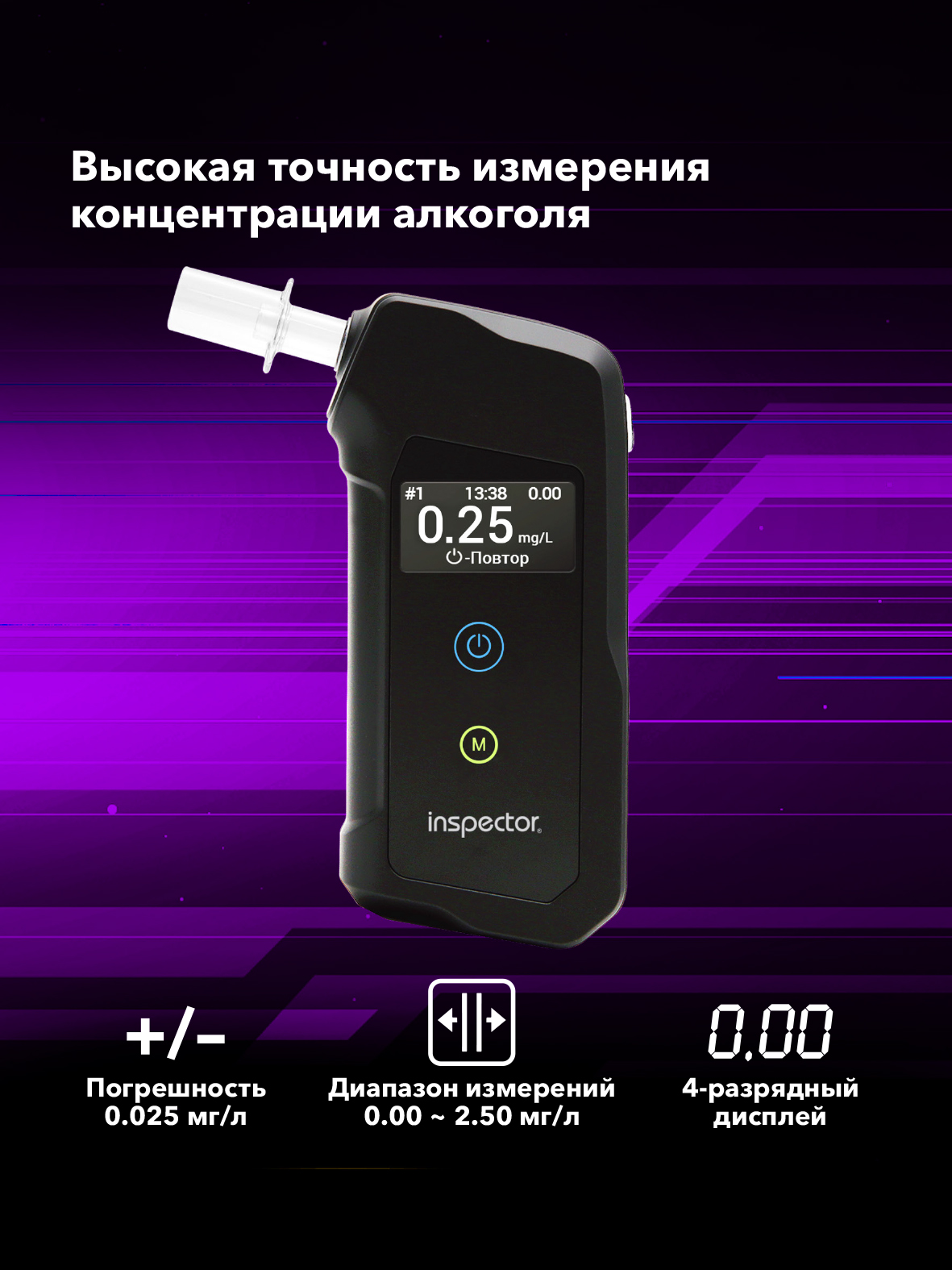 Алкотестер Inspector AT950