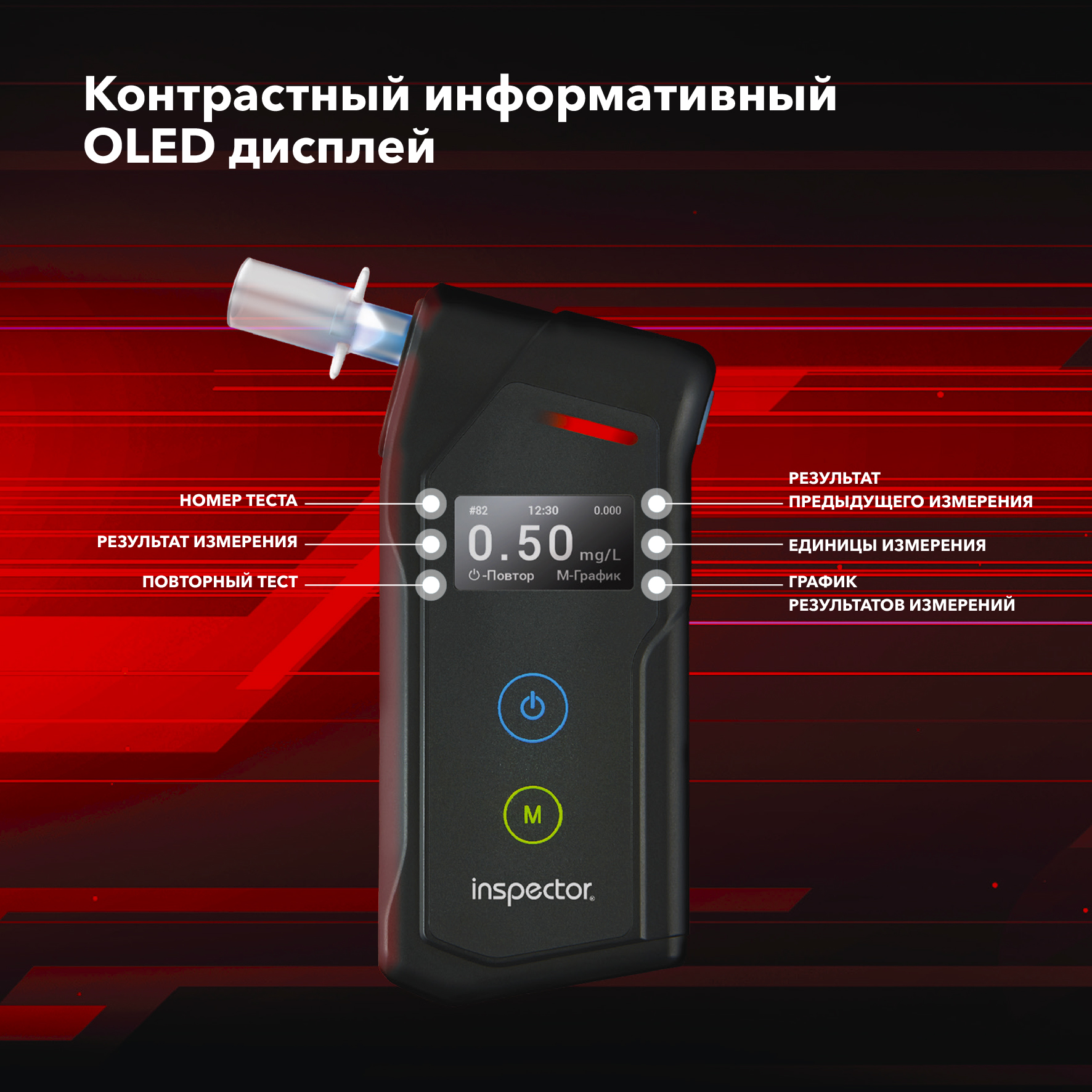 Алкотестер Inspector AT1100 Алкотестер Inspector AT1100